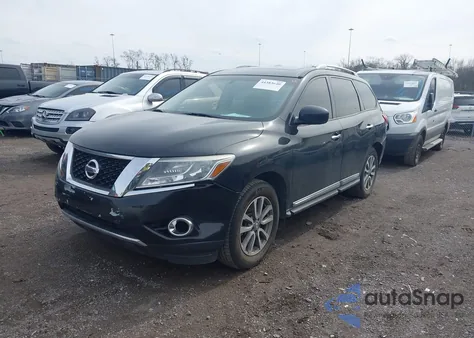 2015 Nissan Pathfinder Sl из США, поврежденный, VIN 5N1AR2MM5FC626133